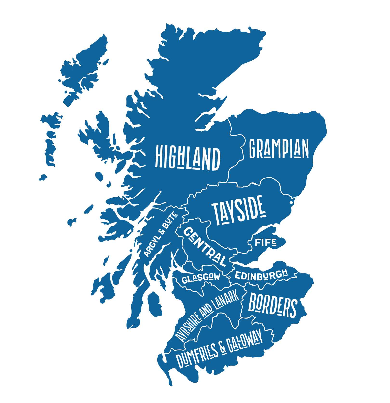 Map of Scotland